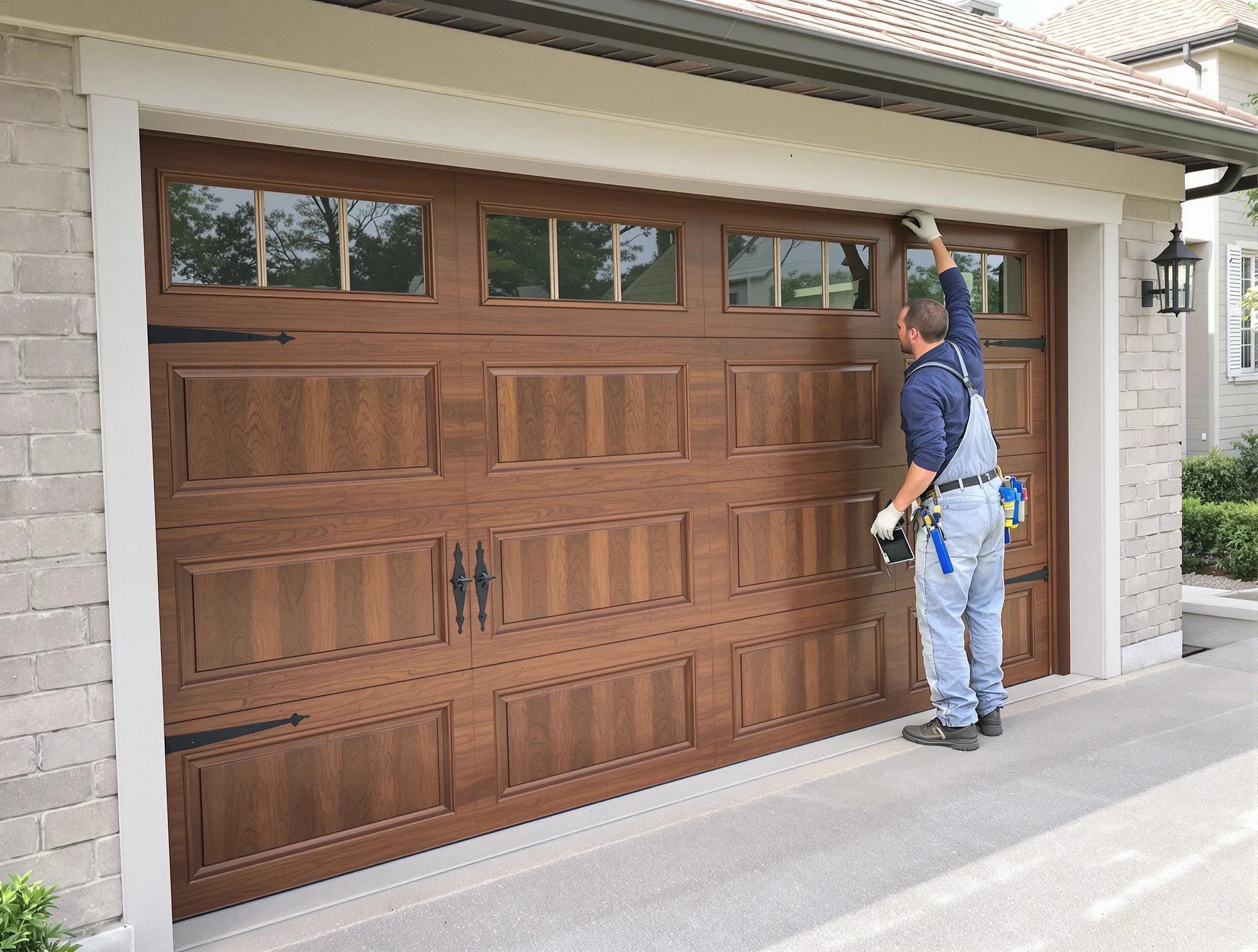 Custom garage door showcase by Murray Garage Door Repair in Murray