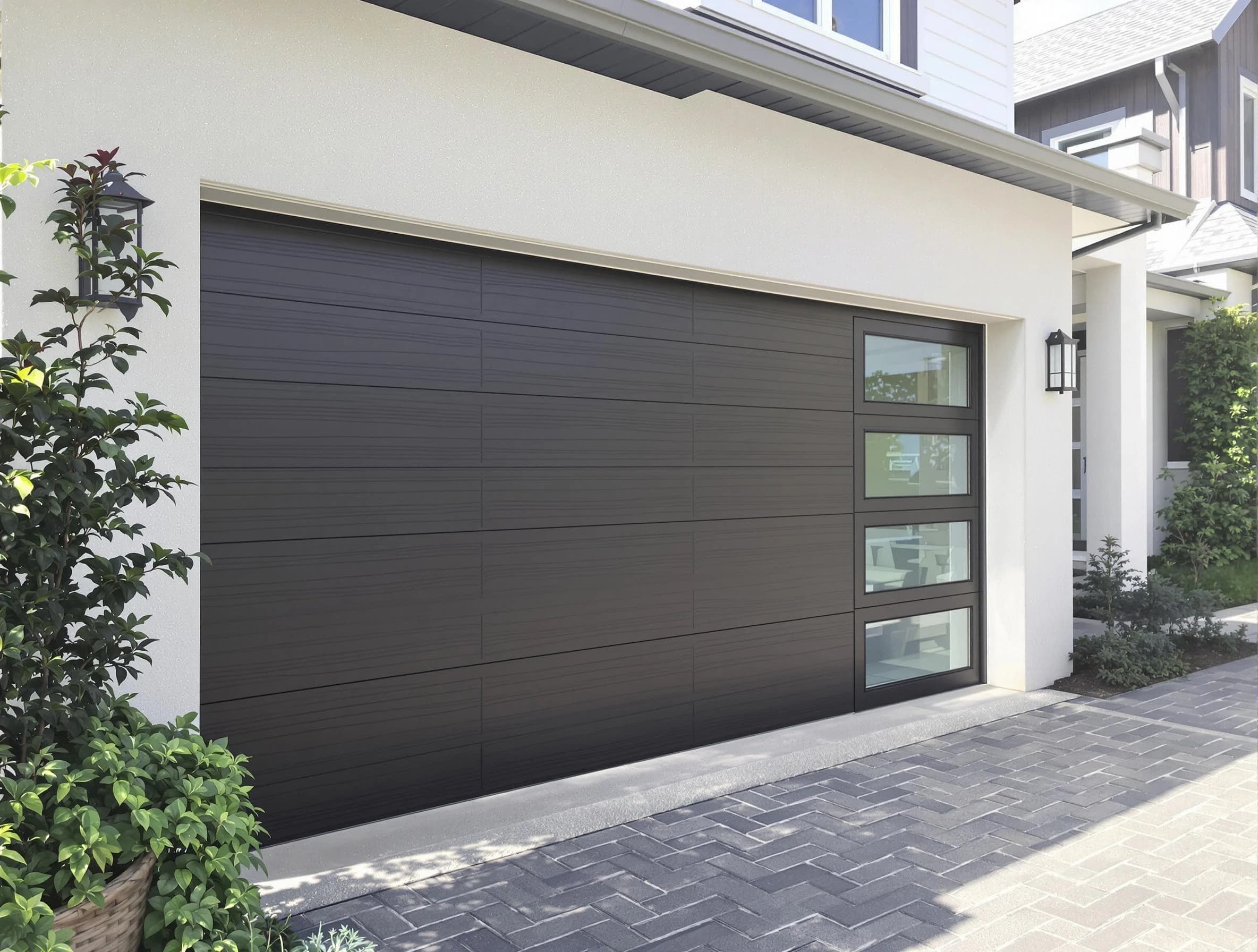 Custom garage door installation by Murray Garage Door Repair in Murray