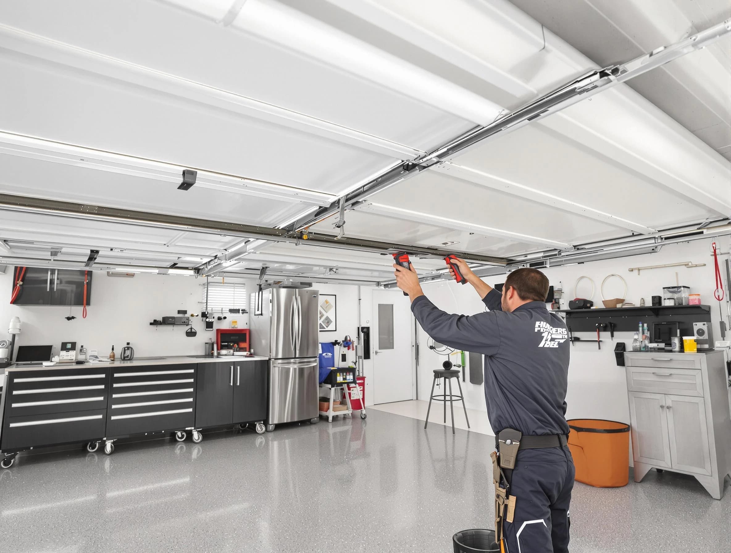 Overhead garage door repair service by Murray Garage Door Repair in Murray