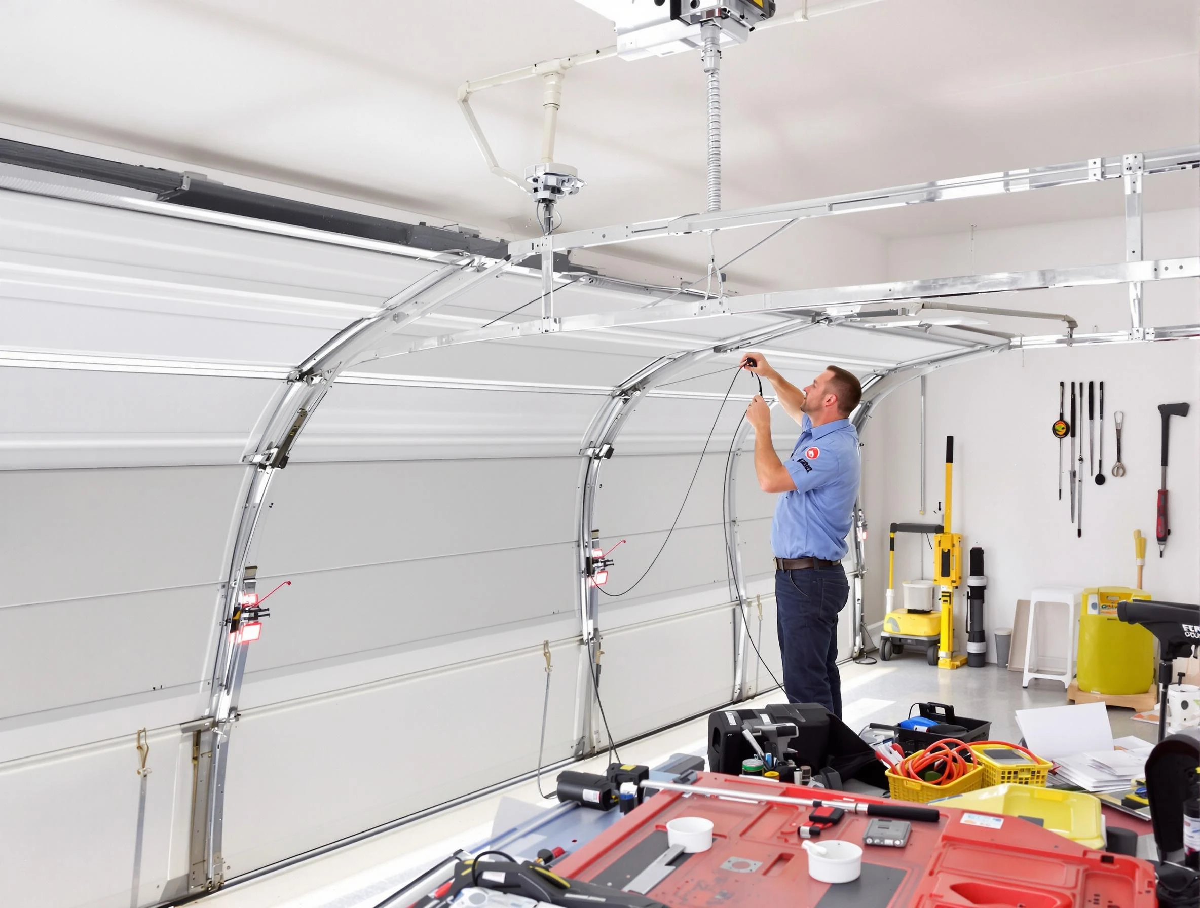 Garage door cable repair service by Murray Garage Door Repair in Murray