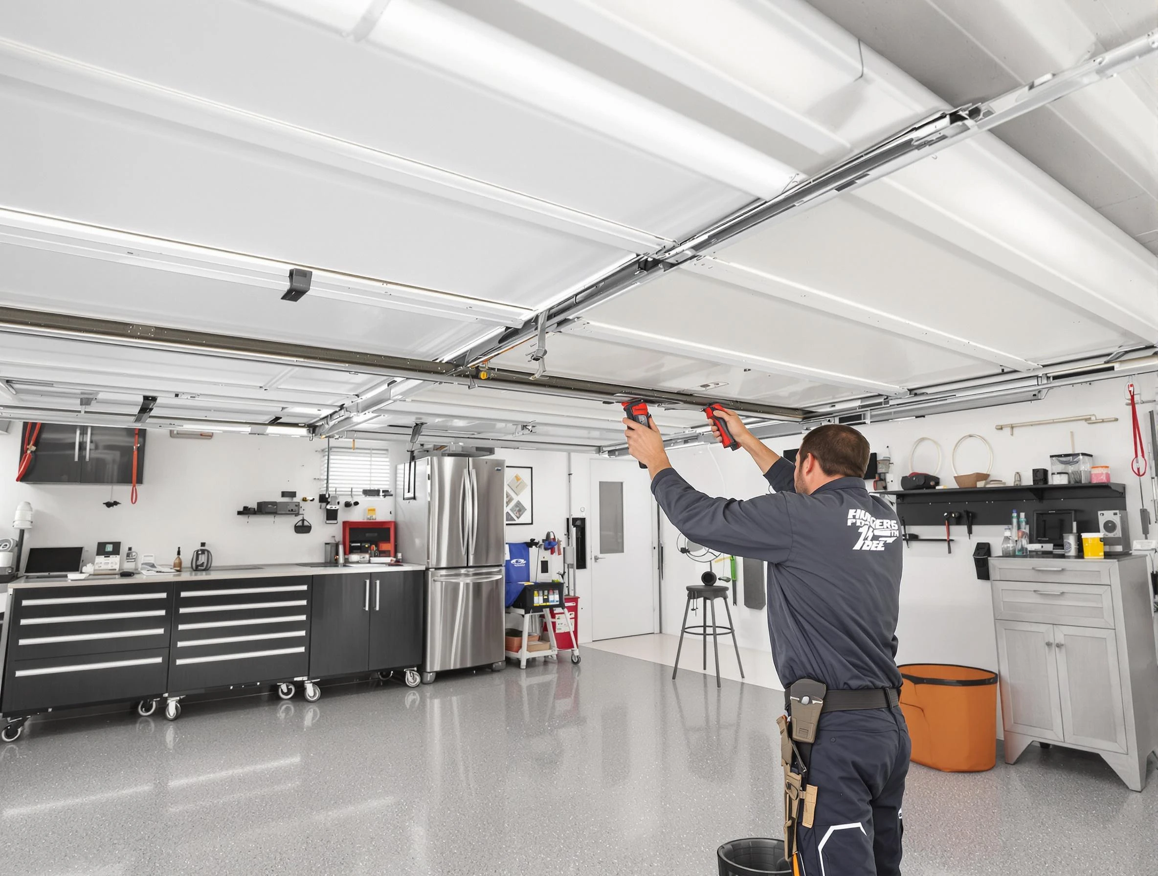 Overhead garage door repair service by Murray Garage Door Repair in Murray