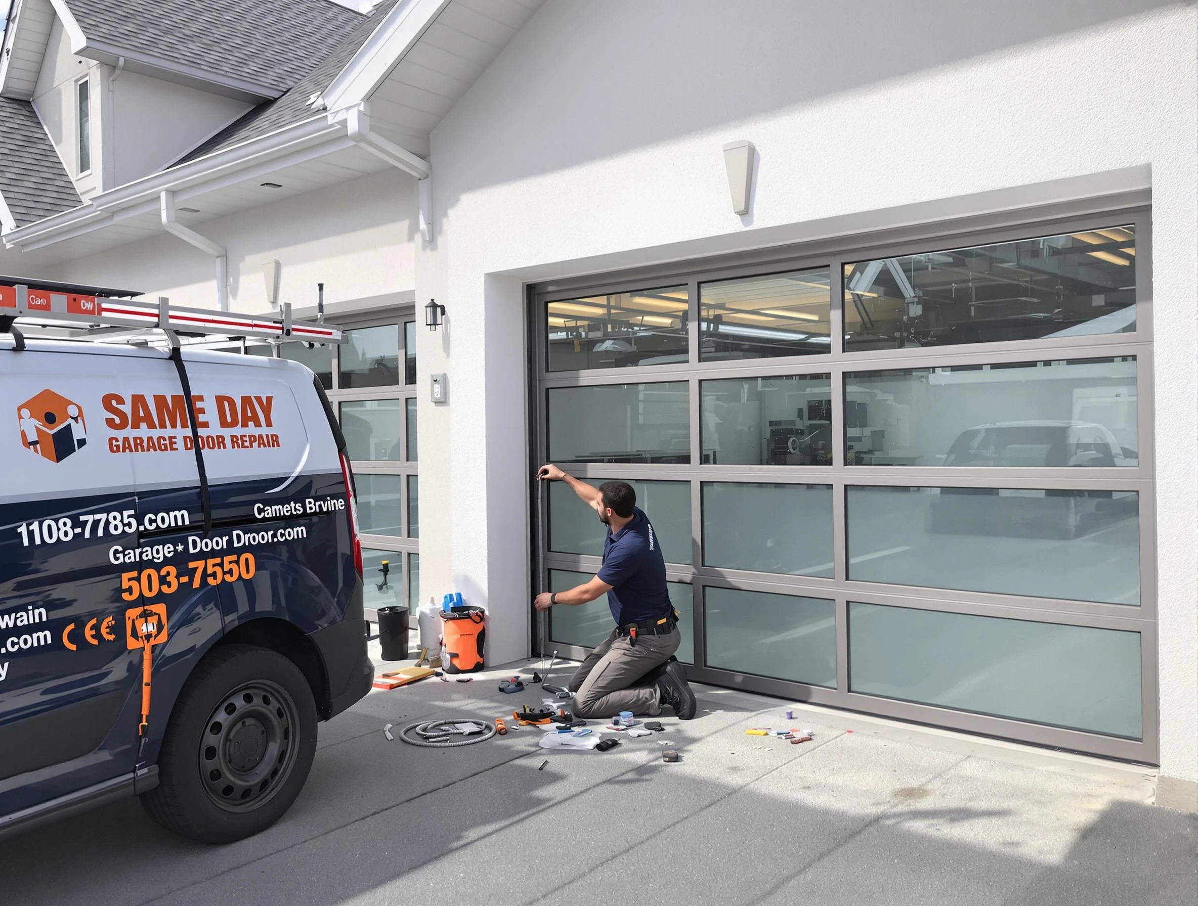 Same-day garage door repair service by Murray Garage Door Repair in Murray